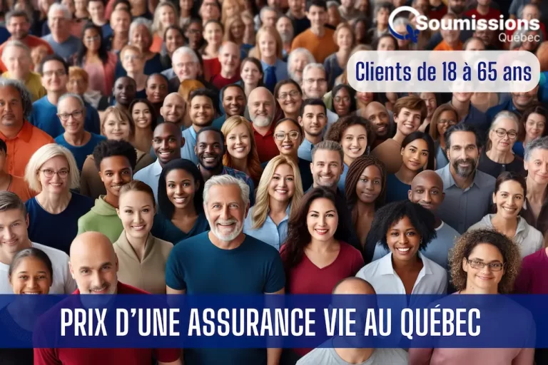 prix assurance vie age 18 65 ans quebec