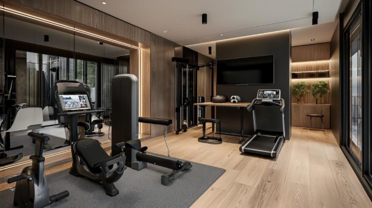 salle gym idees amenagement sous sol