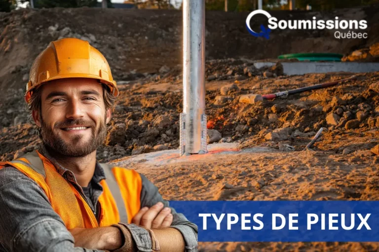 types pieux 6 options a considerer fondation